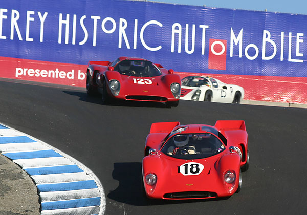 He's pursued by 123 Bob Kullas of Avon CT in another Chevron B16 