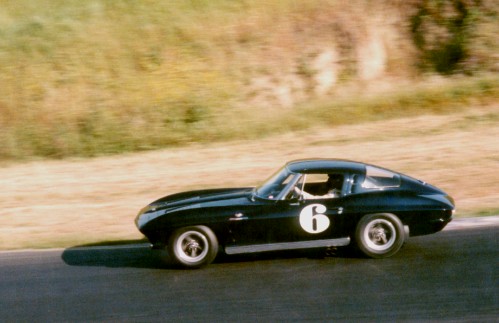 Reinhart moved to this Corvette Stingray for the 1963 season